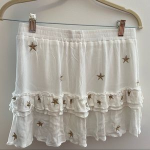 Gold Star Tiered Skirt